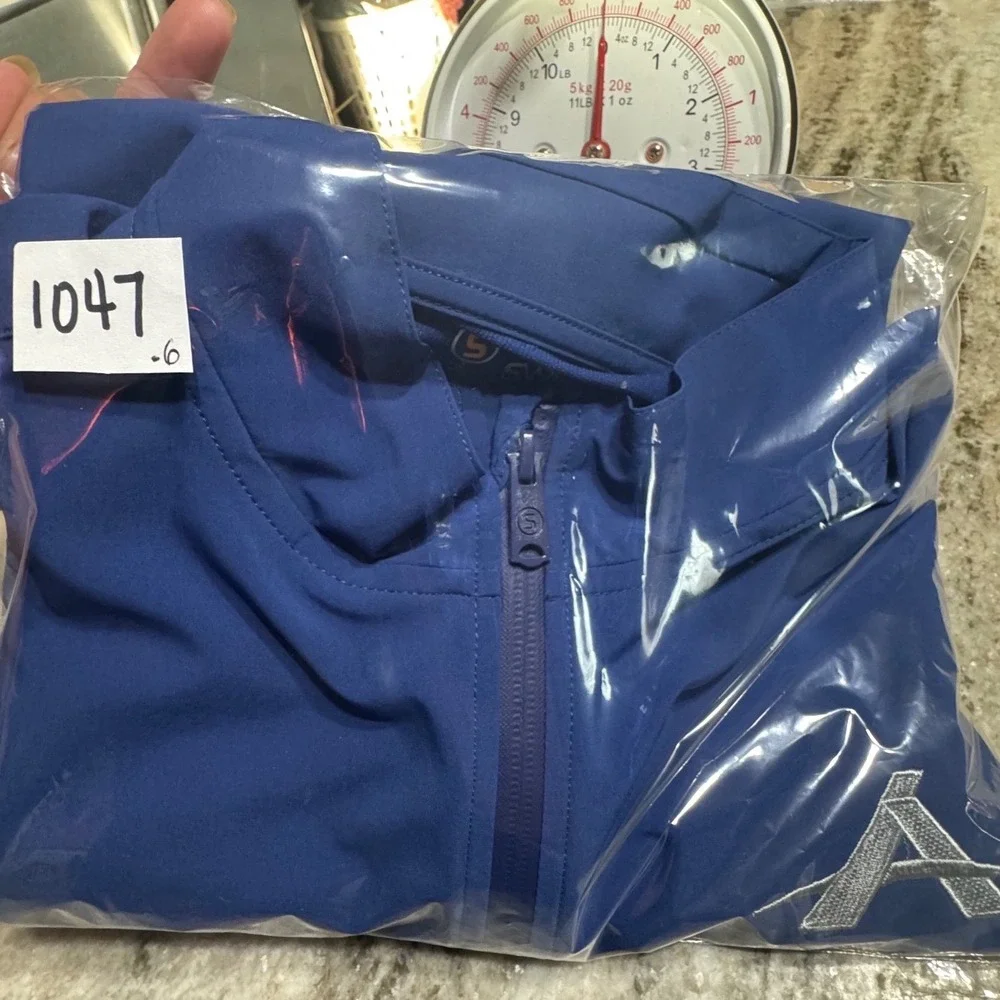 Stitch Golf Vest Mens Large Blue Full Zip SWS Weather System 211SA Performance
